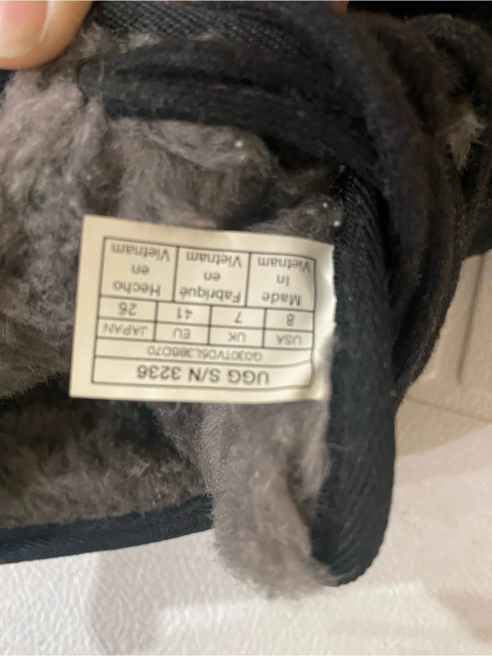 UGG soft suede